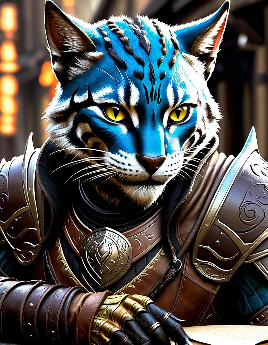 Khajiit portrait - AI Generated Artwork - NightCafe Creator