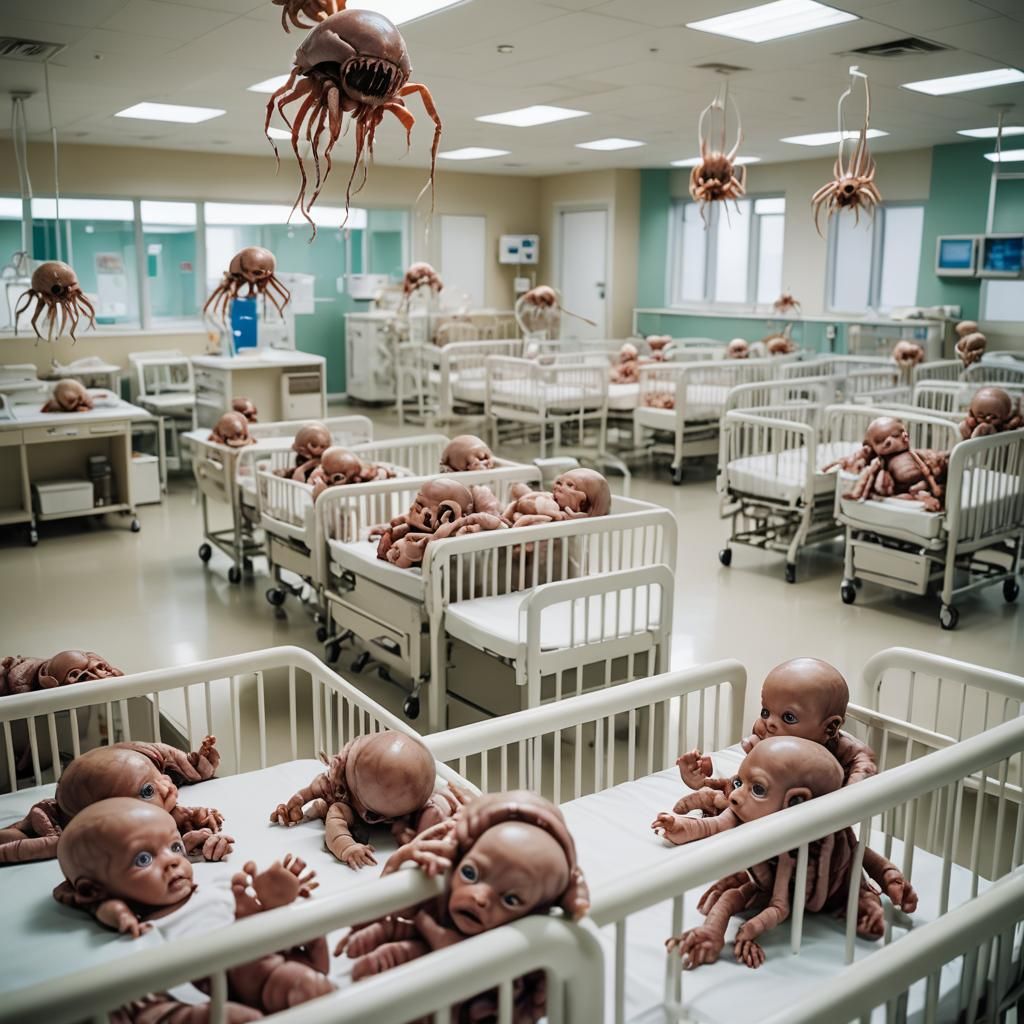 The nursery has been overrun.