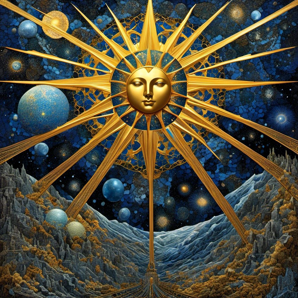 Her Rays Spear the Heavens