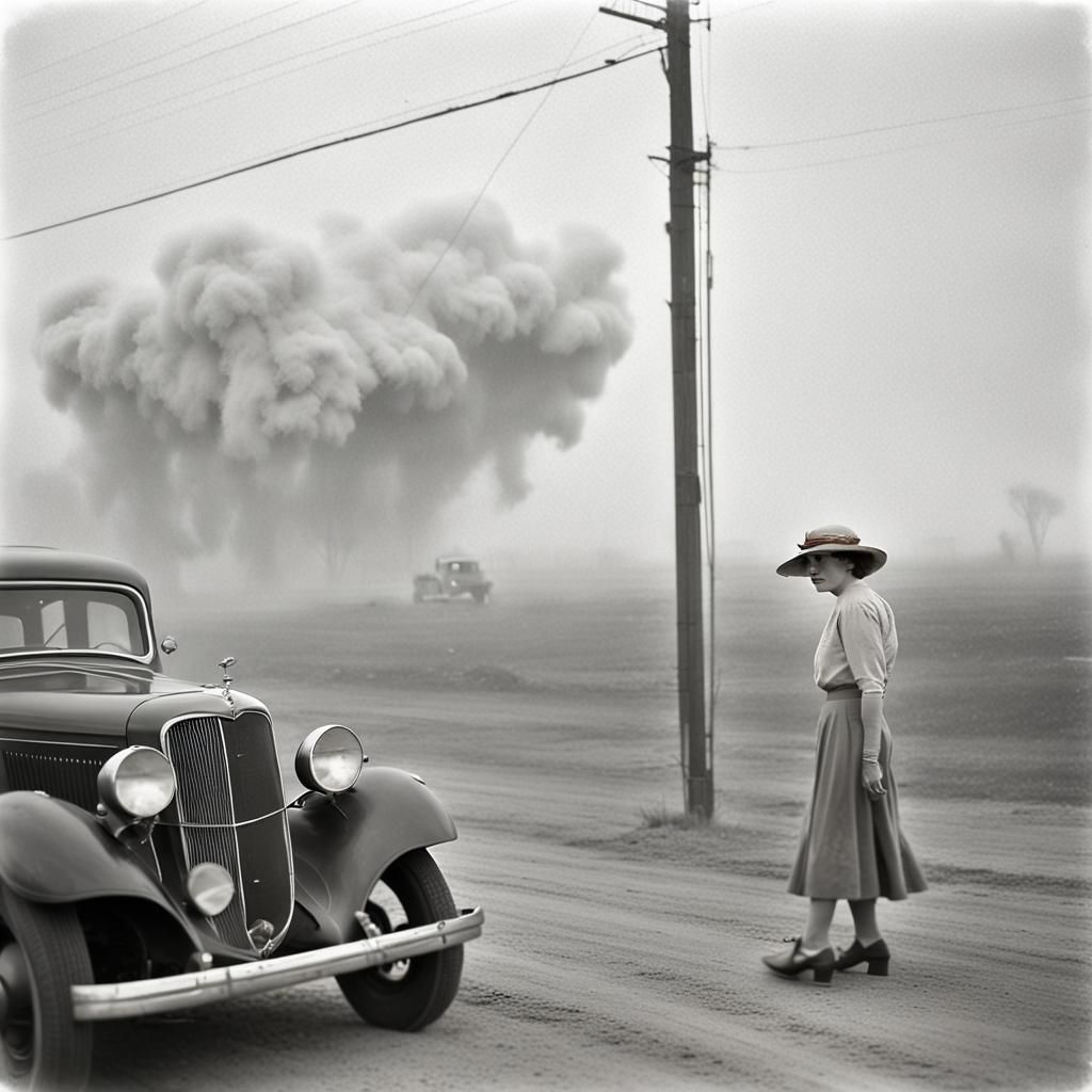 "Duststorms a’comin' and you decide to break down. Y' mo***f...