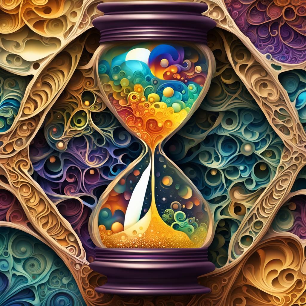 Hourglass - AI Generated Artwork - NightCafe Creator