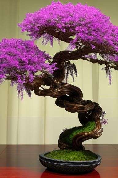 bonsai redbud - AI Generated Artwork - NightCafe Creator