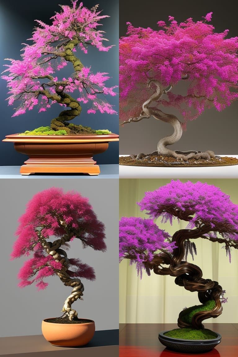 bonsai redbud - AI Generated Artwork - NightCafe Creator