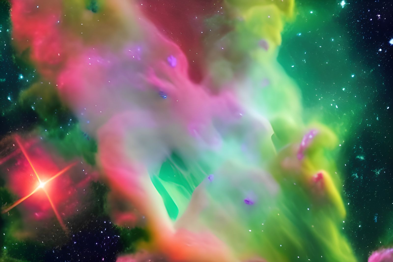 colorful nebulae
