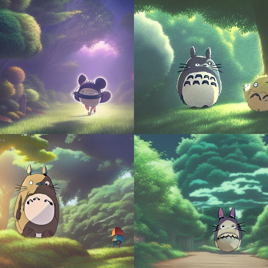 My Neighbor Totoro - AI Generated Artwork - NightCafe Creator