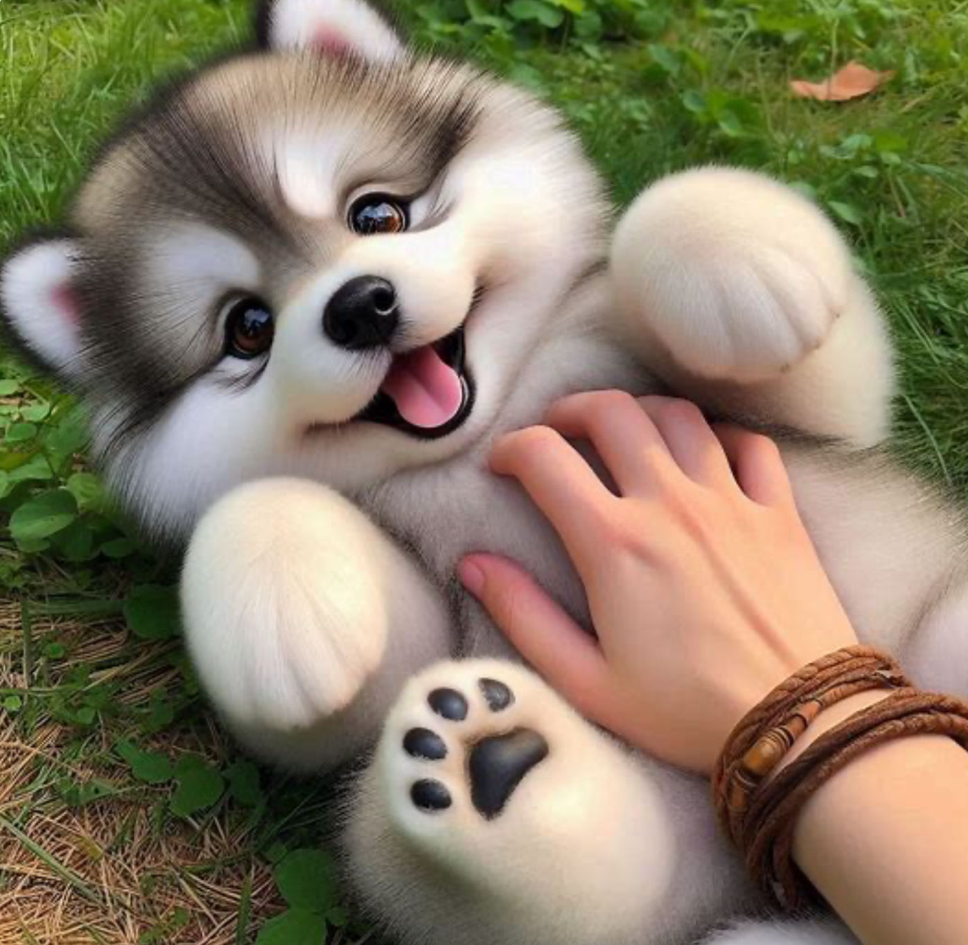 Tummy rub