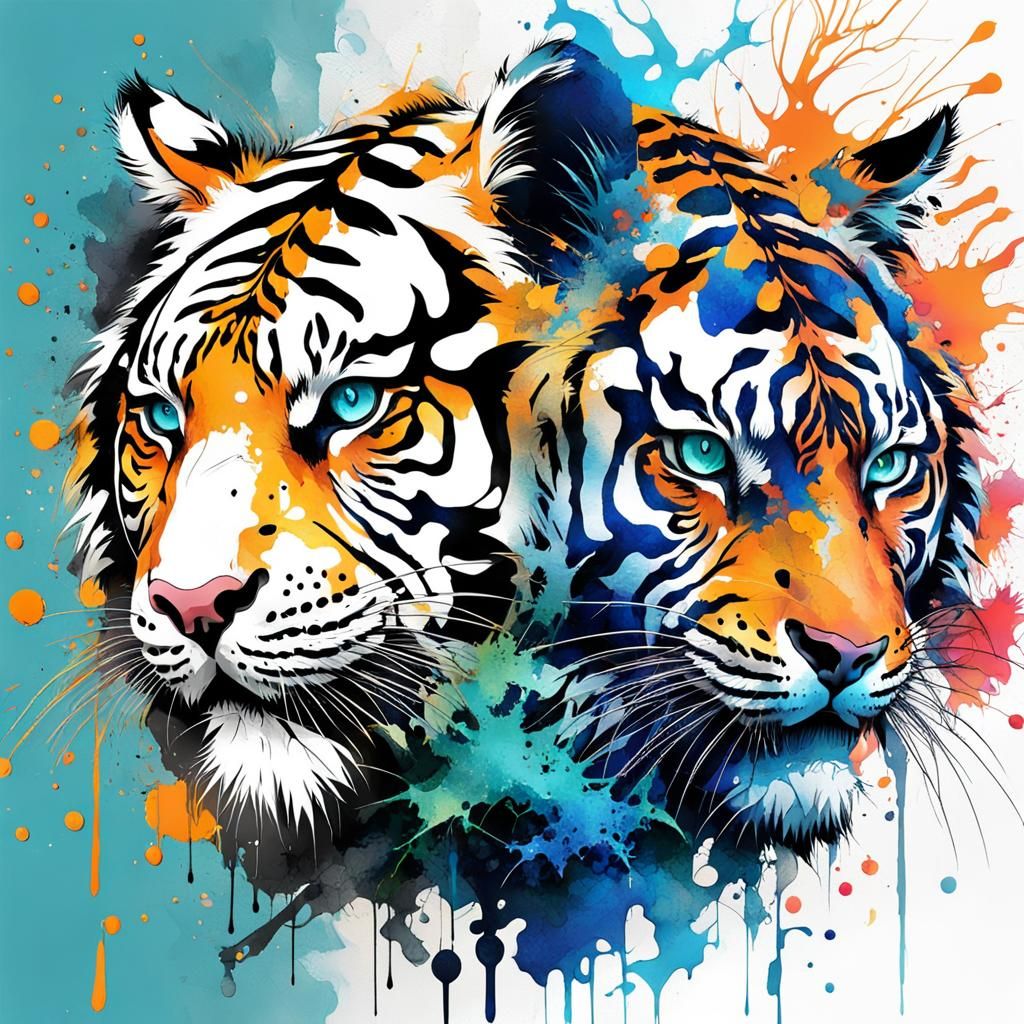Tiger Duo at Explosion's Edge