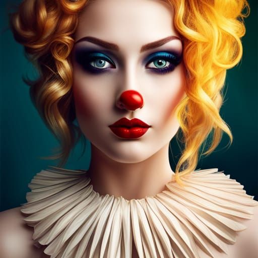 Clown Girl Ai Generated Artwork Nightcafe Creator 1103