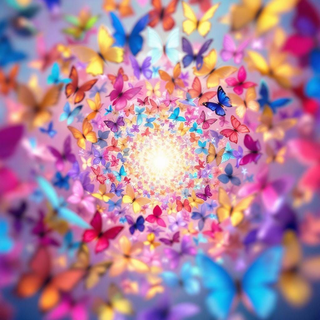 butterflies kaleidoscope  
