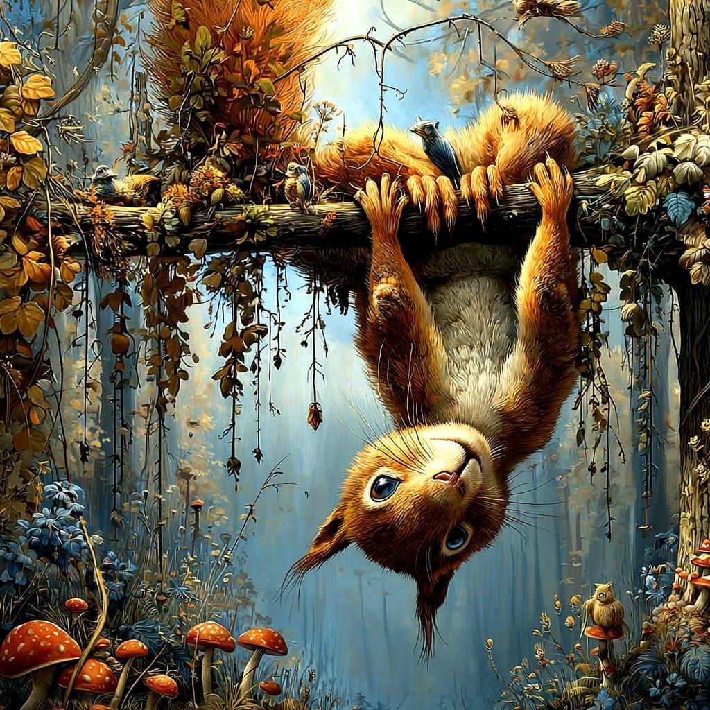 Mischievous Squirrel