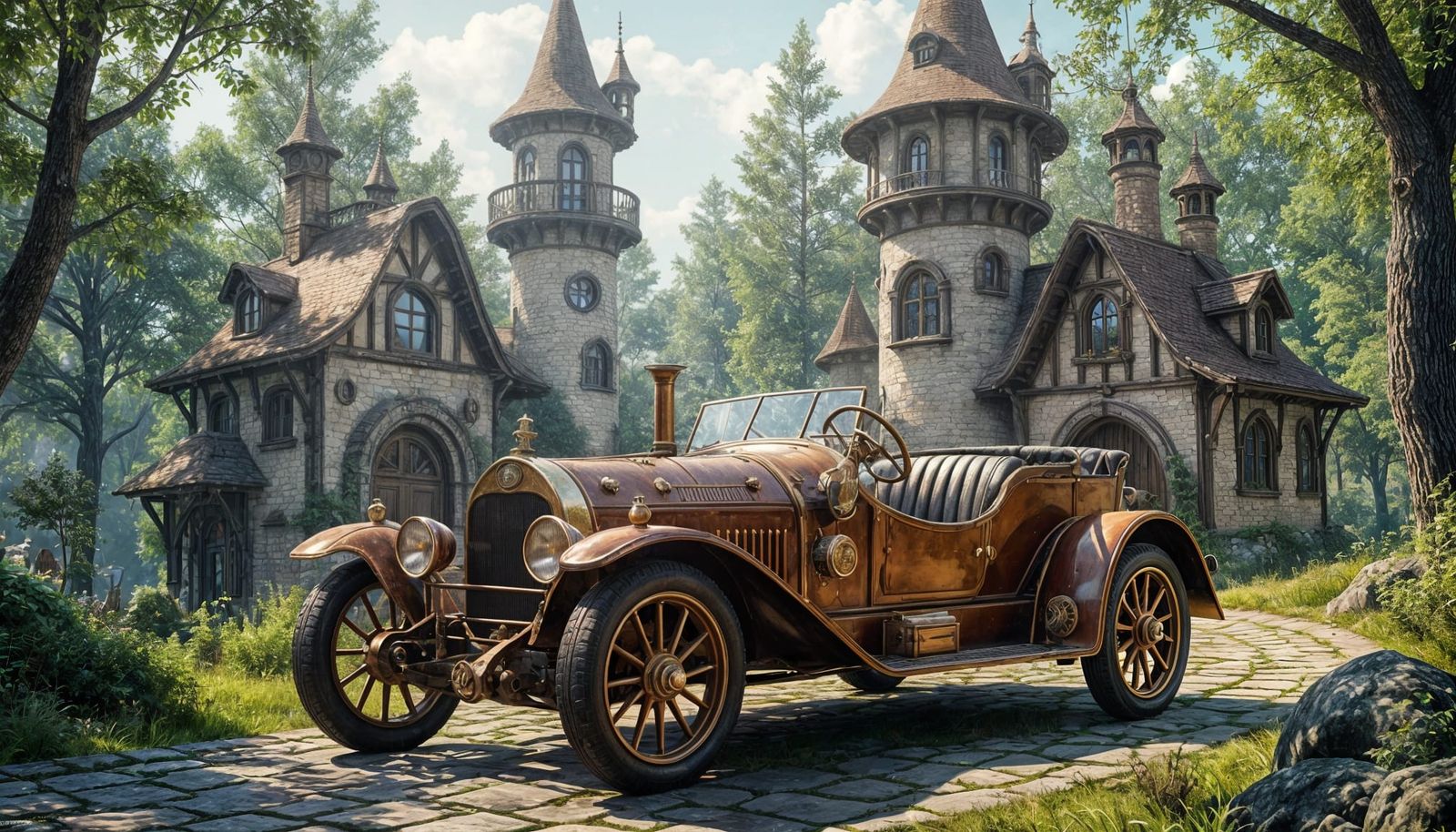 a beautiful old car  by @Davy Jay