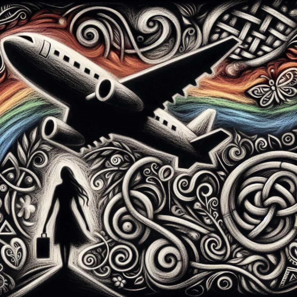 June Art Jam Images- plane