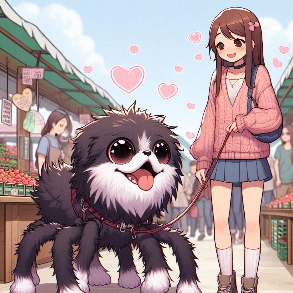 "May I pet your... dog?"