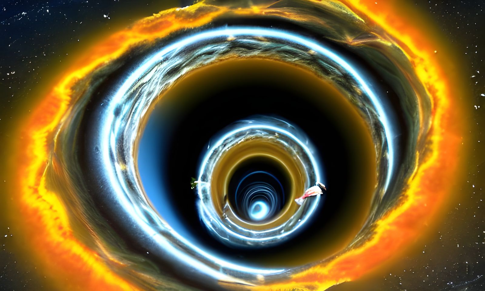 Traveling in a wormhole