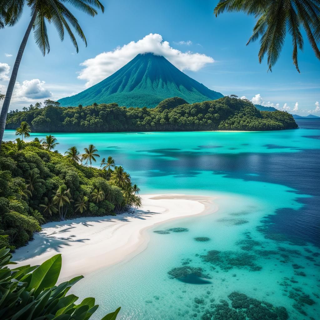 Tranquility bay in nowhere AI Generated Artwork NightCafe Creator