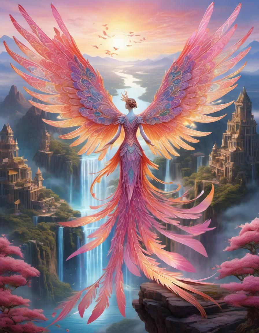 Fairy Phoenix Sunrise  by @Jane Jay