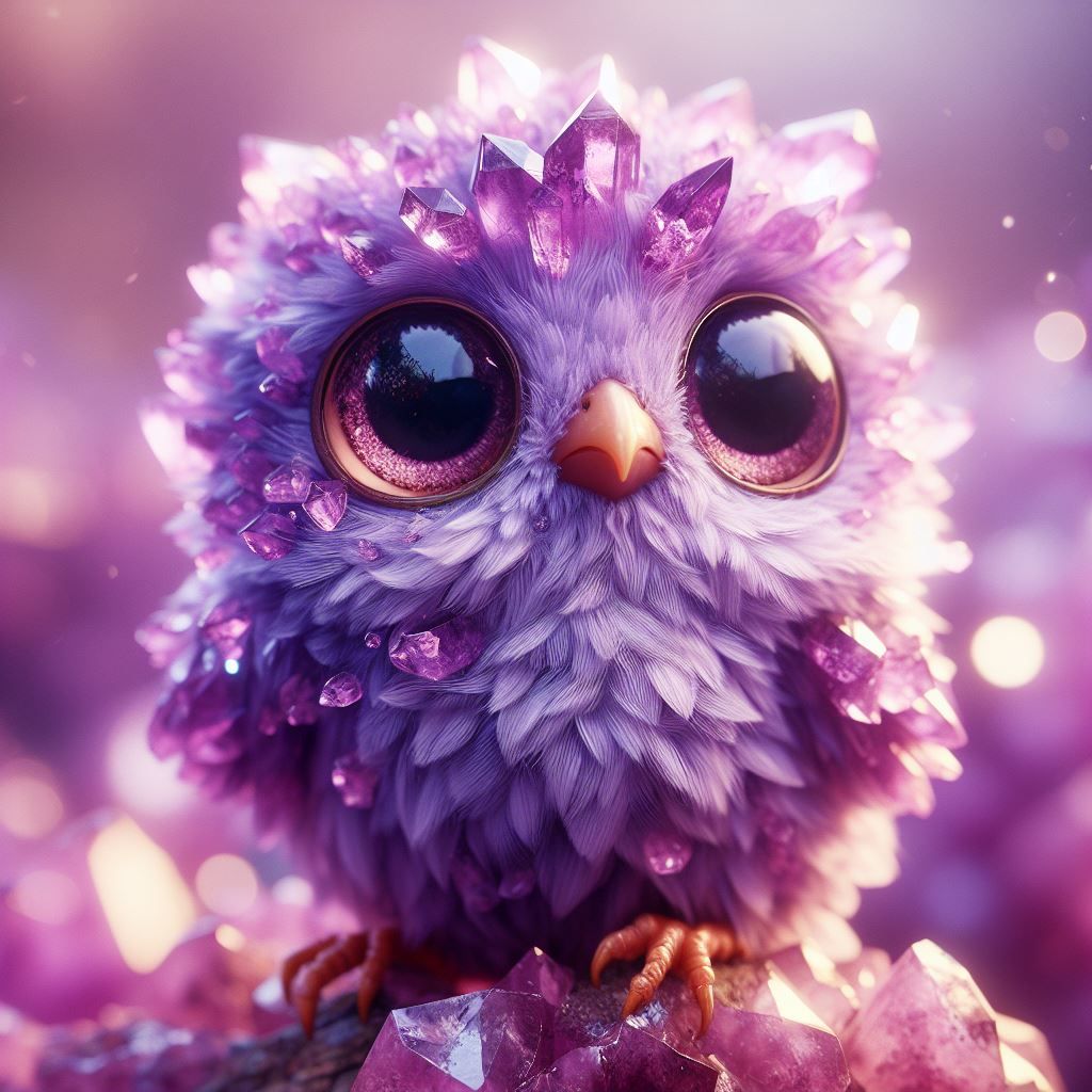 Amethyst bird