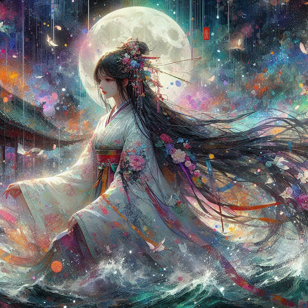 月 (moon)