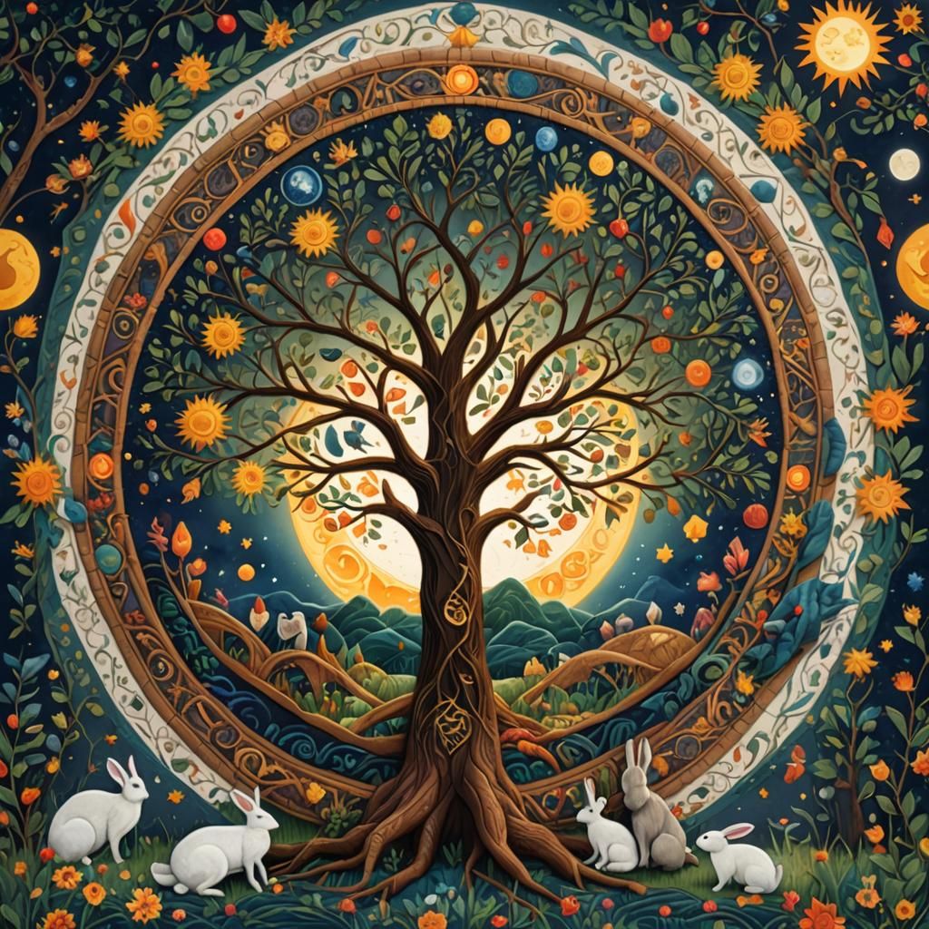 Tree of life quilt
