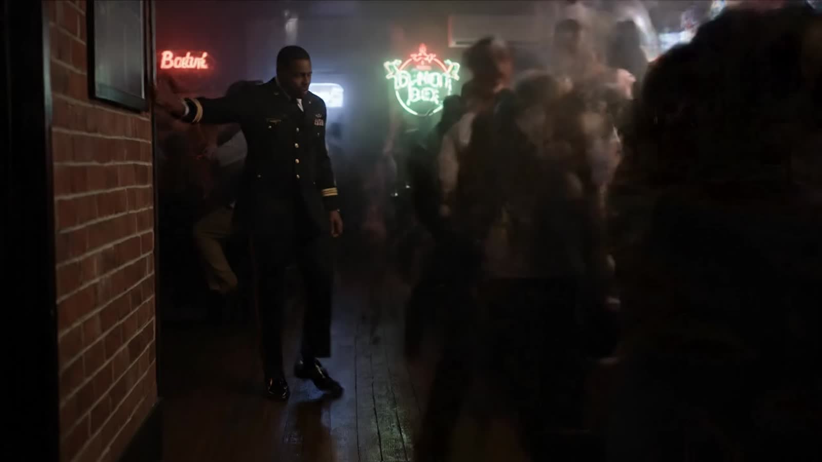 "Charming Man introduces himself to a devil spawn woman"

He pushed off the wall. Not swaggering, but moving with a flui...