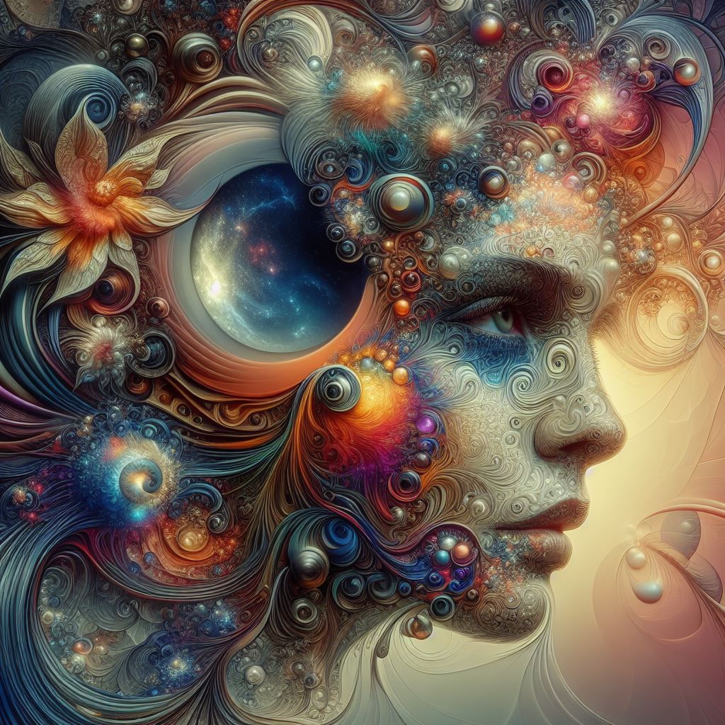Surreal State of Mind Artwork - Galaxies Unfolding inside th...