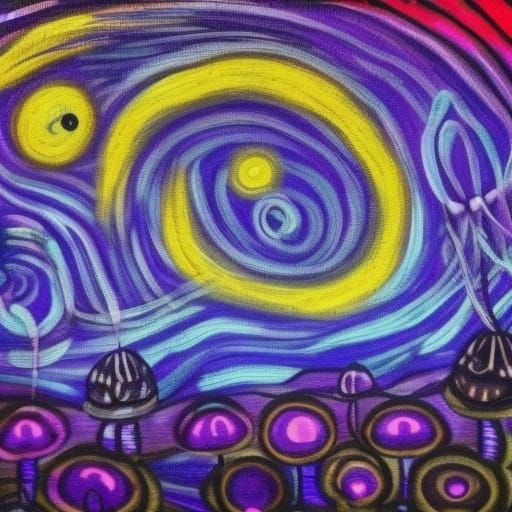 Magic mushrooms Secret happy place in the Psychedelic  Mushr...