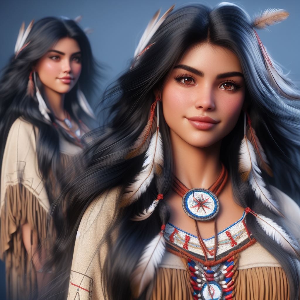 Native American Woman of the Hopi Nation