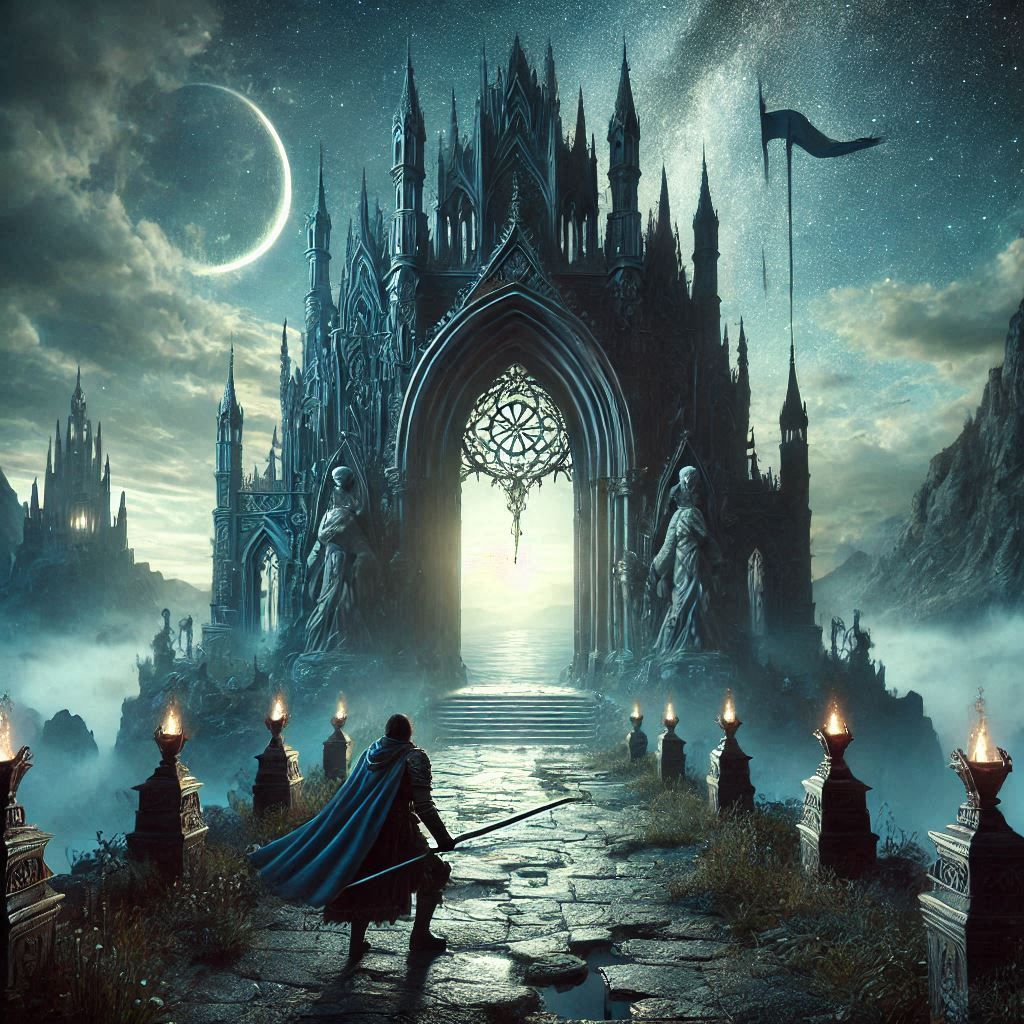 A guardian watching over the entrance to a secret kingdom