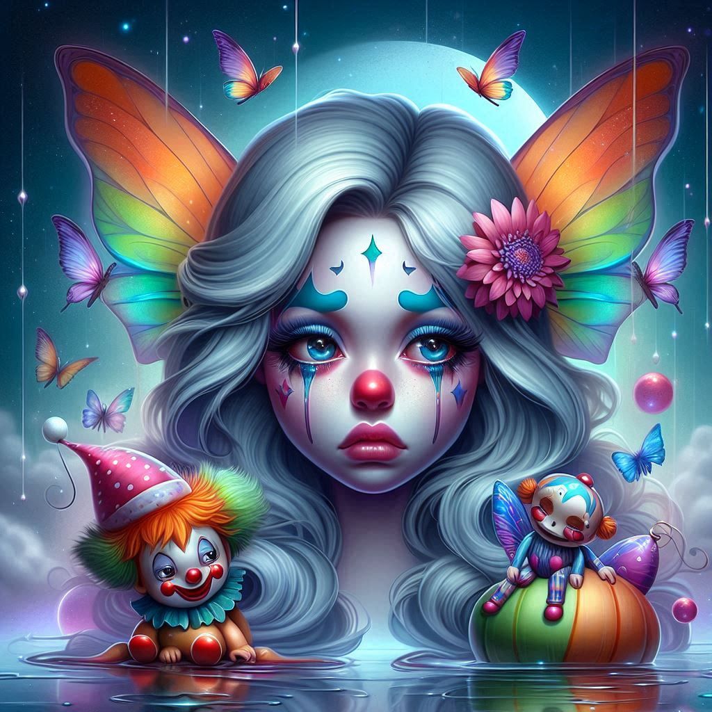 Sad Clown Girl