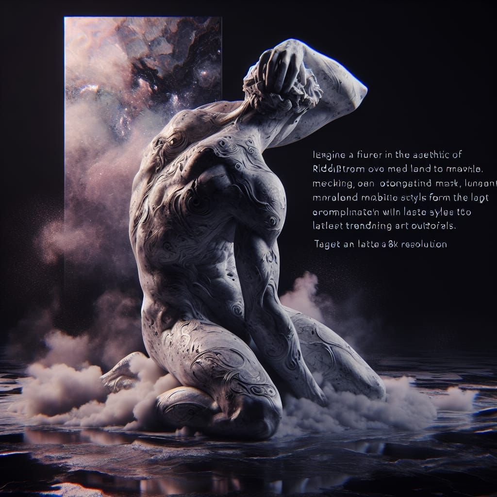 Rodin inspired sculpture