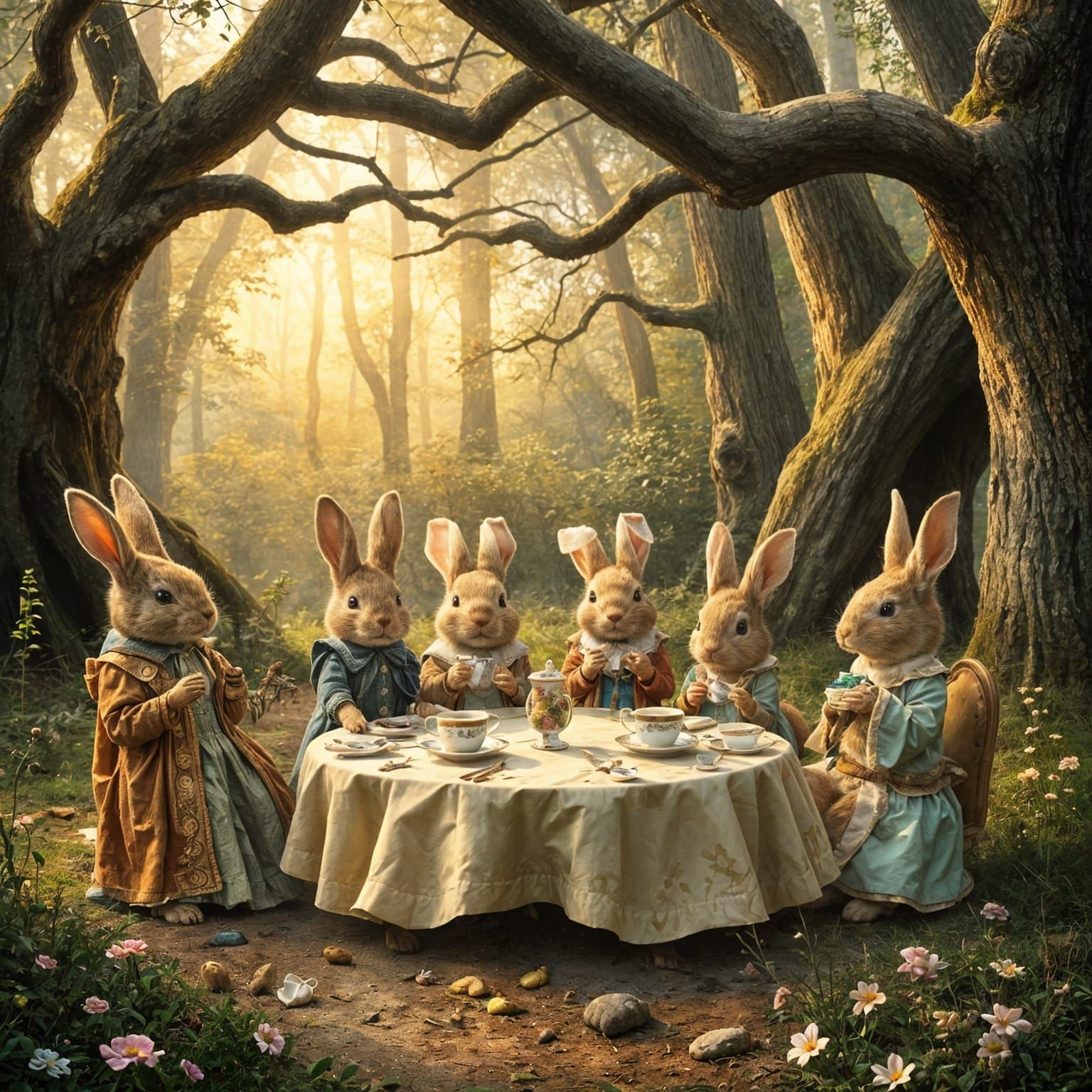 Tea party   by @Sharoja