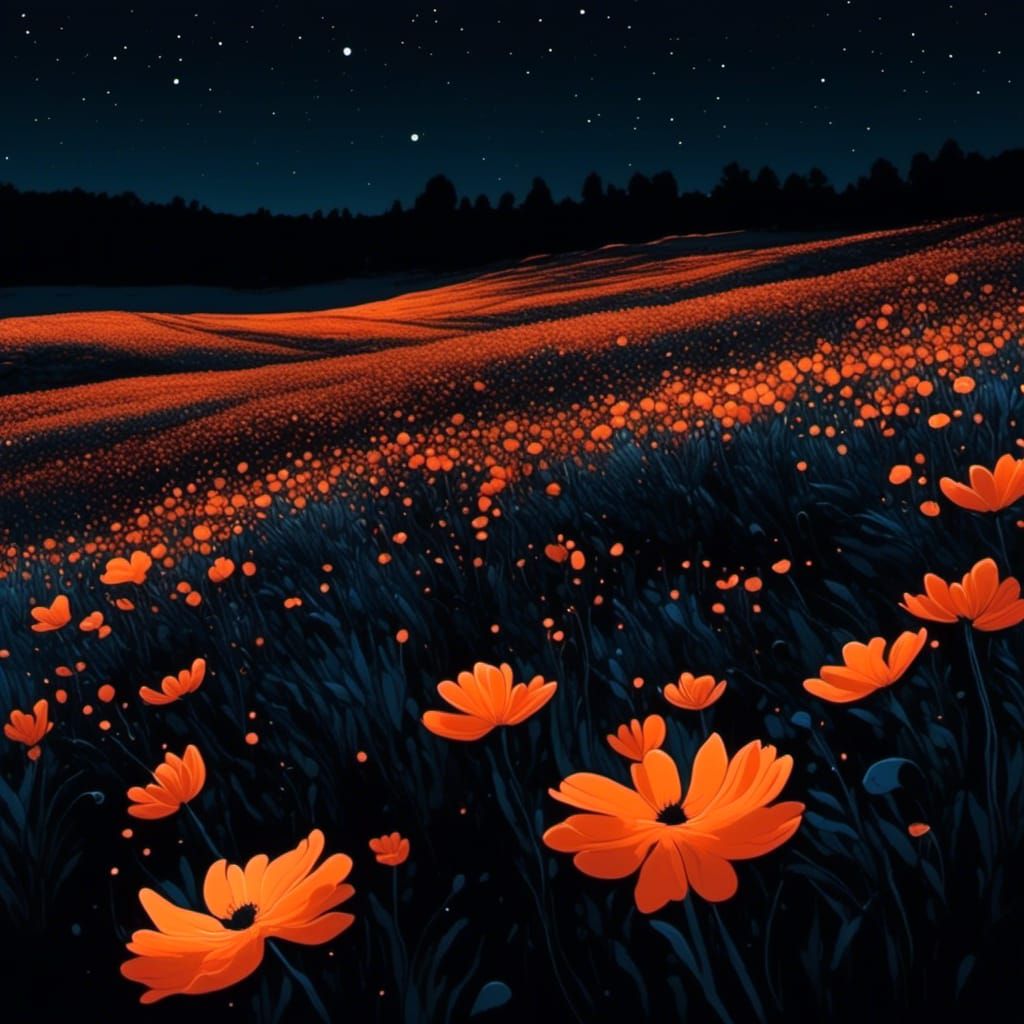 A flower field