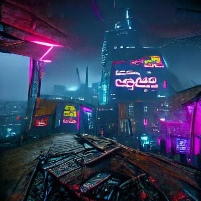 Cyberpunk City - AI Generated Artwork - NightCafe Creator