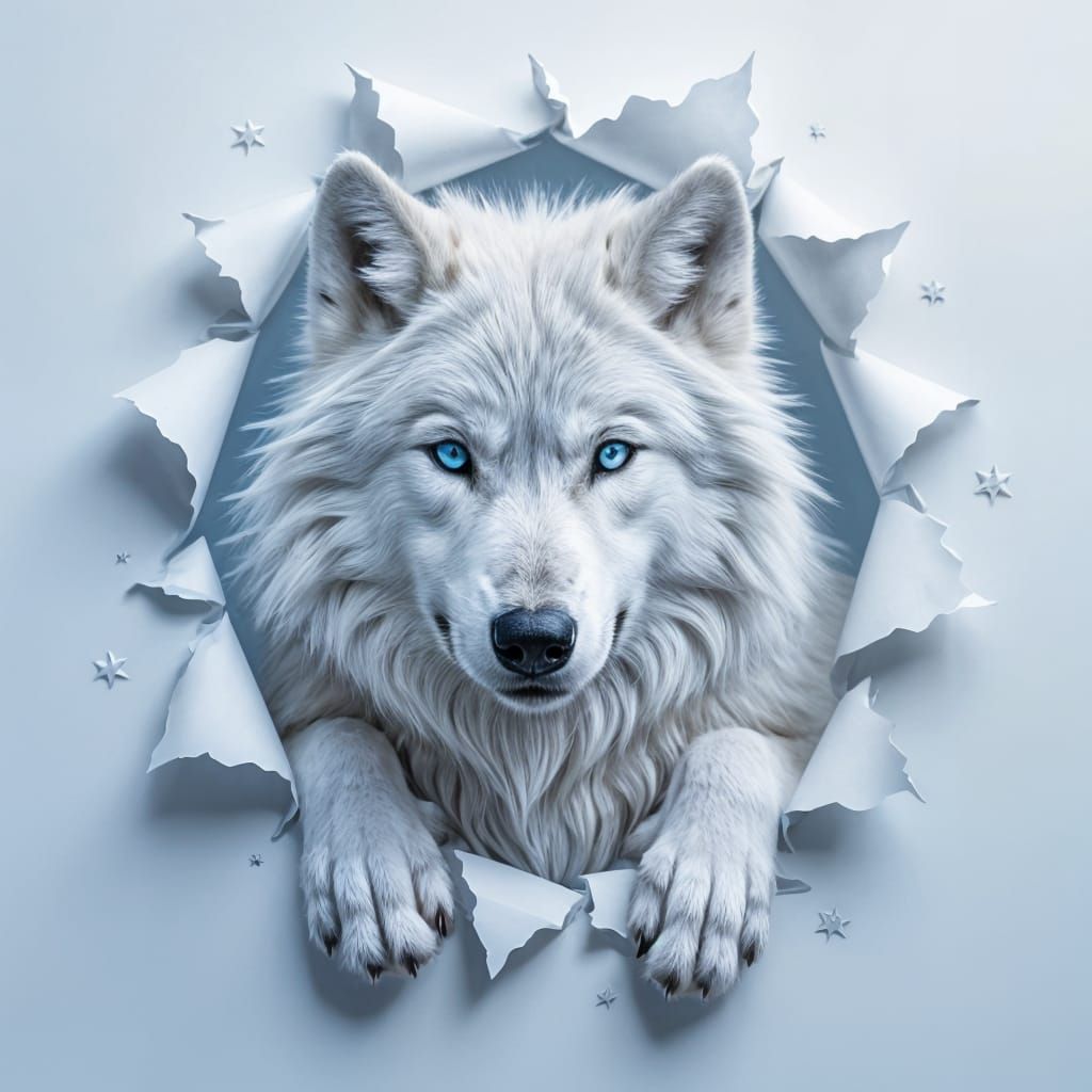 White Wolf Revelation  by @HeftyHill