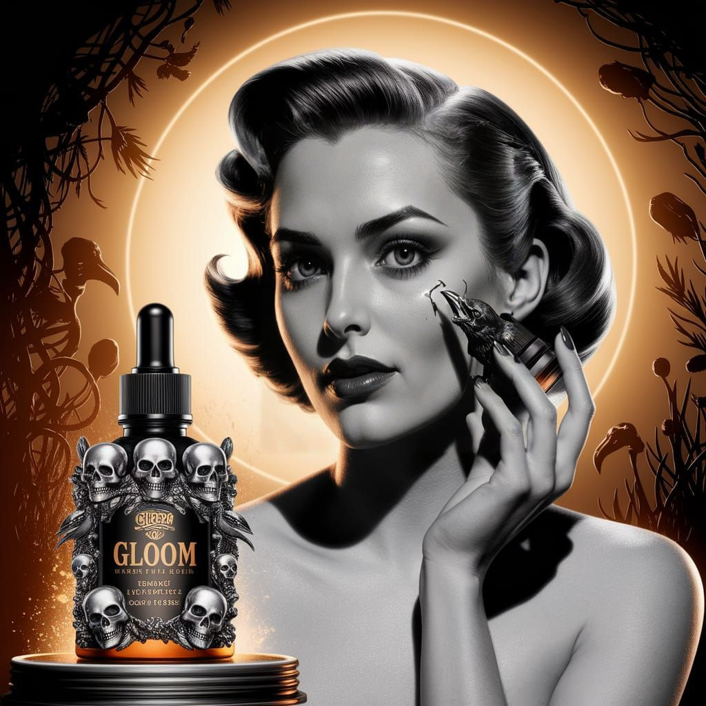 "Gloom is to die for!"

WARNING: Prolonged use of Gloom® may result in loss of soul and and all joy in life.
Avernus Beauty Company (henceforth referred to as ABC, LLC) assumes no liability for death, dismemberment or eternal damnation.