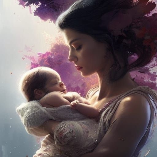 Motherhood - Ai Generated Artwork - Nightcafe Creator