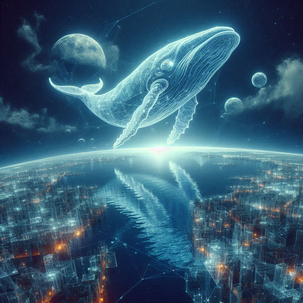 whale hologram