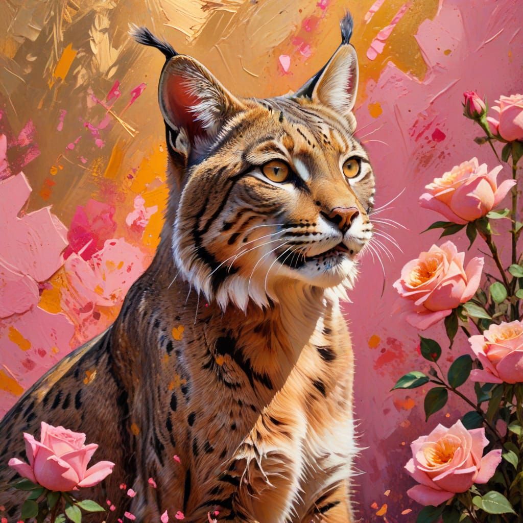 Mom, Mom, there’s a bobcat out by the garage!