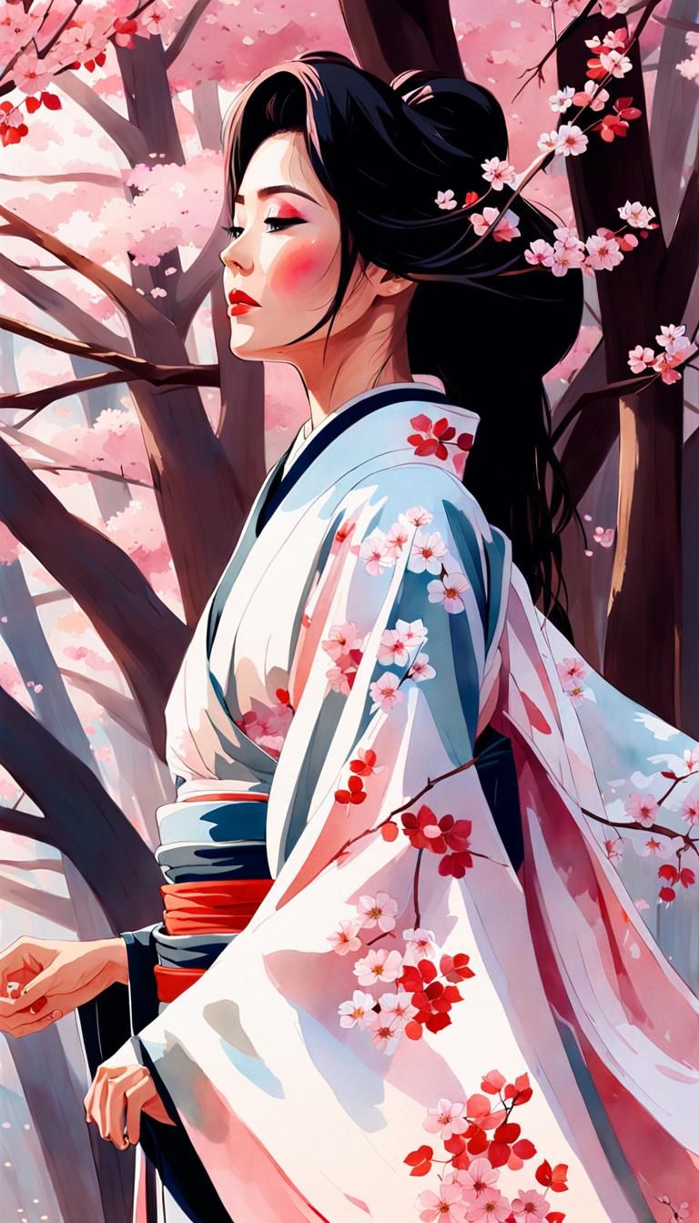 Crazy Cherry Blossom Lady Returns
