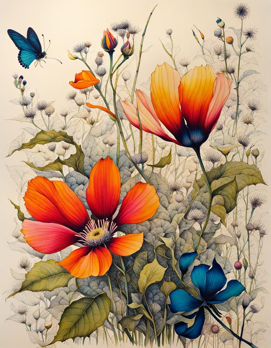 The Botany of Summer  by @FuzzyLogic