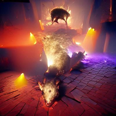 Rat King volumetric lighting Unreal Engine