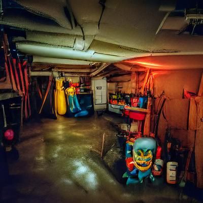There’s something evil in the basement, Kodak Ektar DSLR HDR...