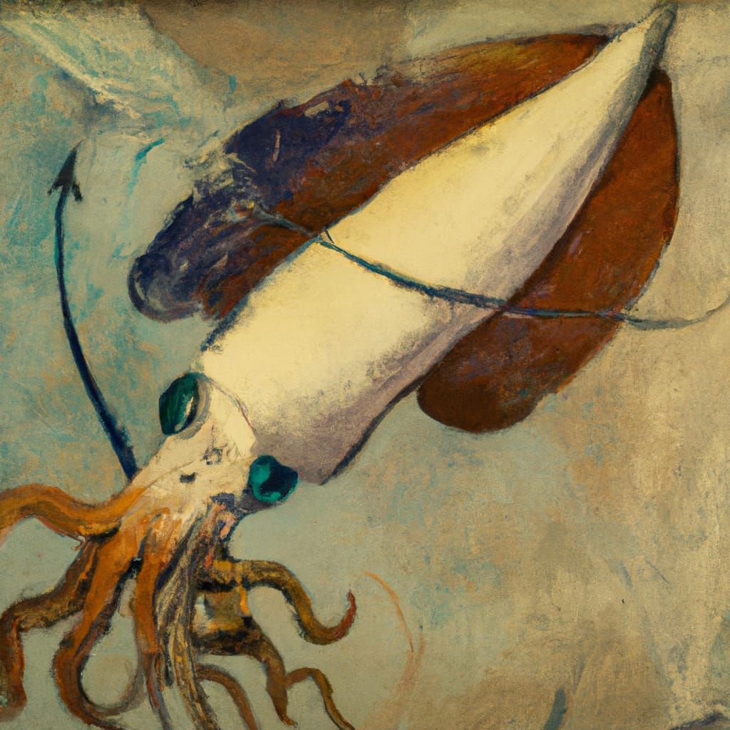 Squid - Ai Generated Artwork - Nightcafe Creator