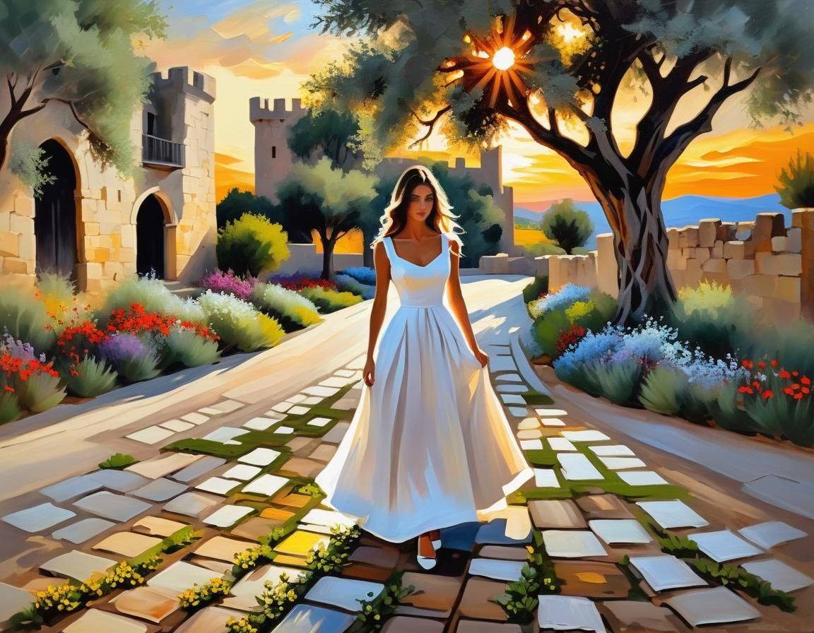 At the Castle yard
