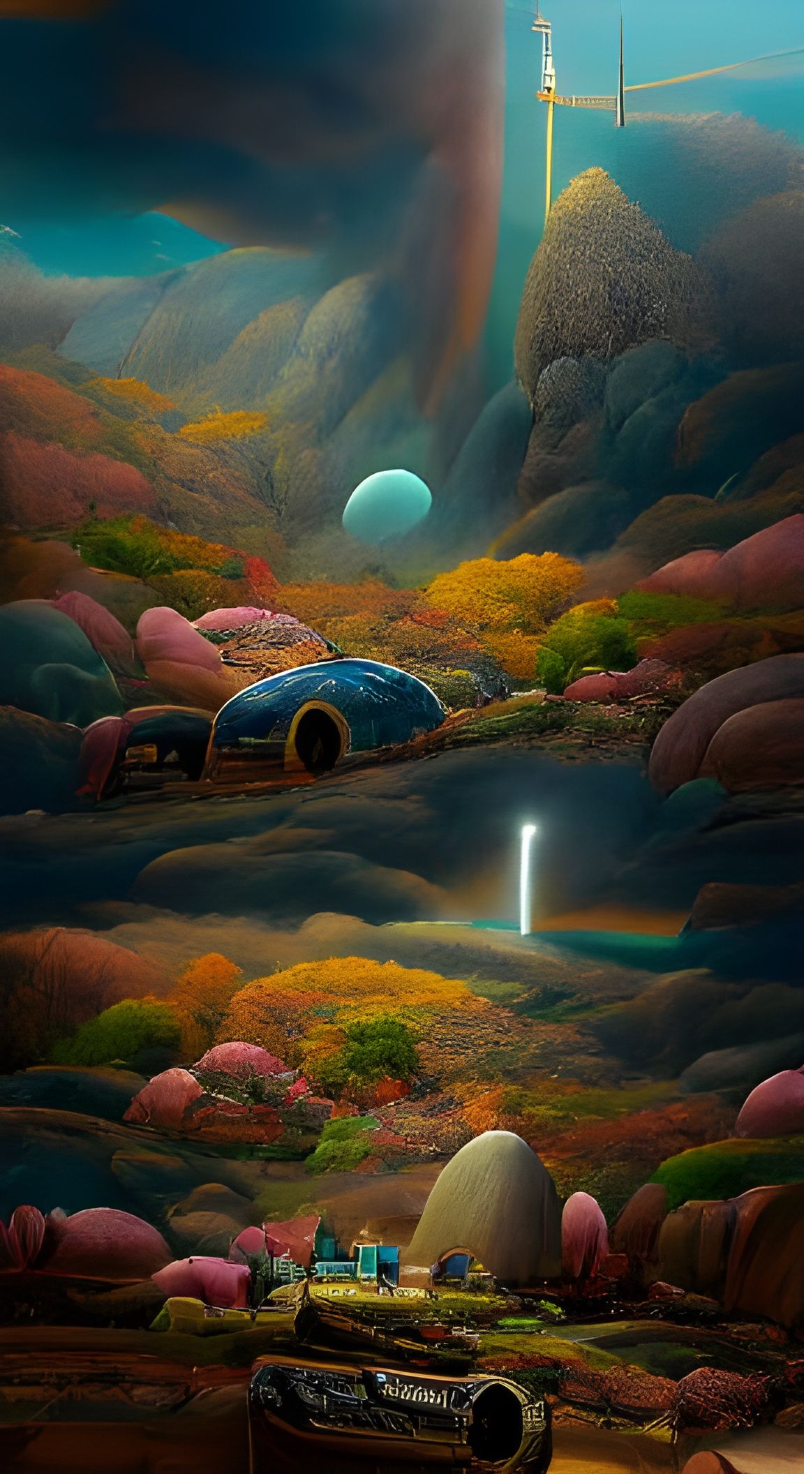 Gas station on Mars