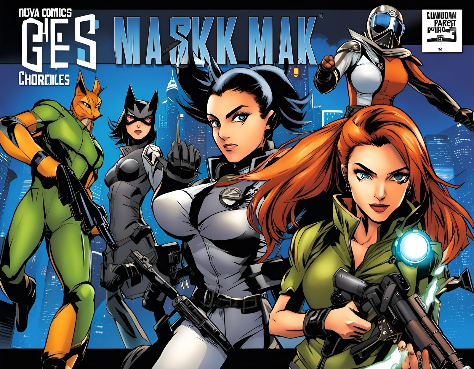 NOVA Comics Presents: The Gas Mask Chronicles
3 young men [p...