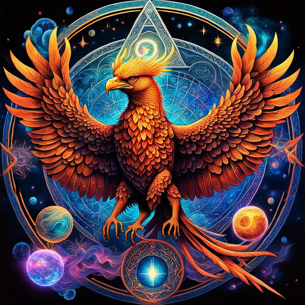 Artwork that explores the symbolism and philosophy of alchem...