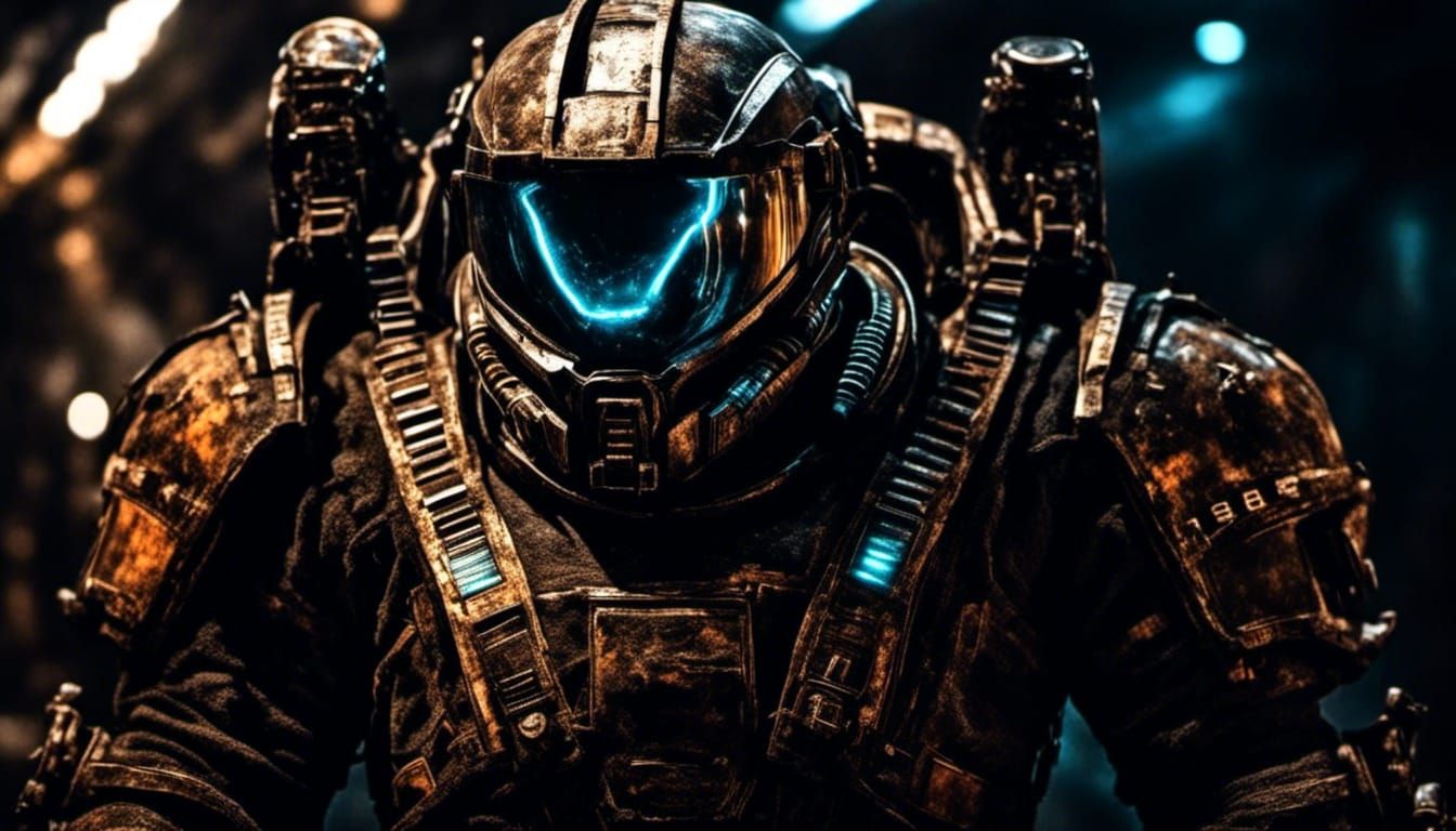 Isaac Clarke in full gear:: Dead Space:; talking to the ghos...