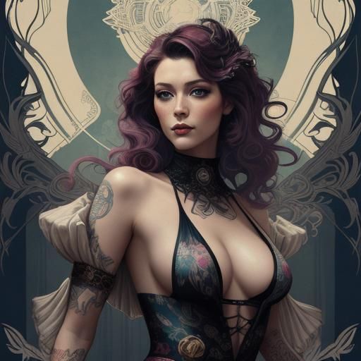 vintage punked beauty