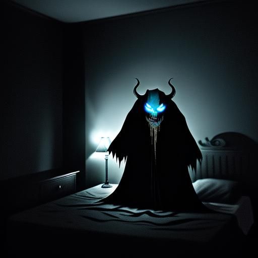 Absolutely horrifying evil sleep paralysis demon resembling ...